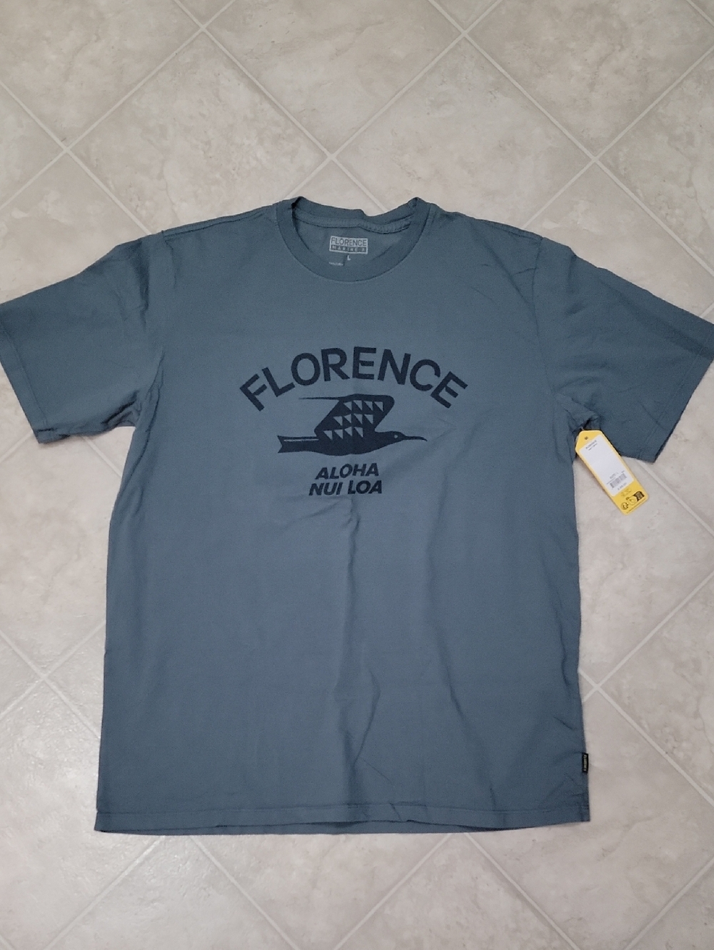 Aloha Nui Loa Men's Graphic Tee - Slate Blue